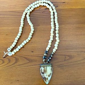BoHo style arrowhead necklace